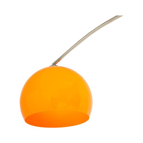 Stojacia lampa s oranžovým tienidlom a mramorovou základňou Kokoon Loft-image-4