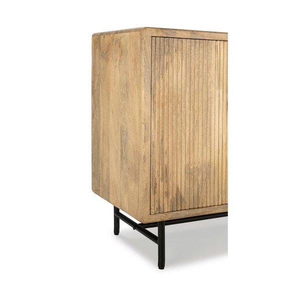 Komoda z mangového dreva v prírodnej farbe 190x85x40 cm Mundra – MOME-image-3