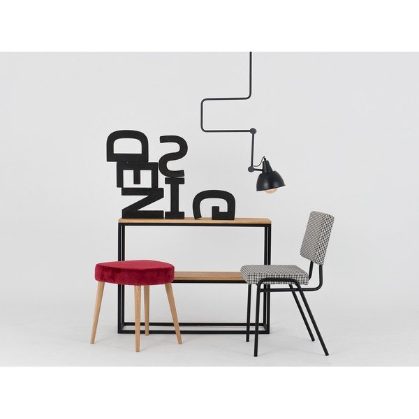 Čierne závesné svietidlo s kovovým tienidlom 90x90 cm Coben - CustomForm-image-4