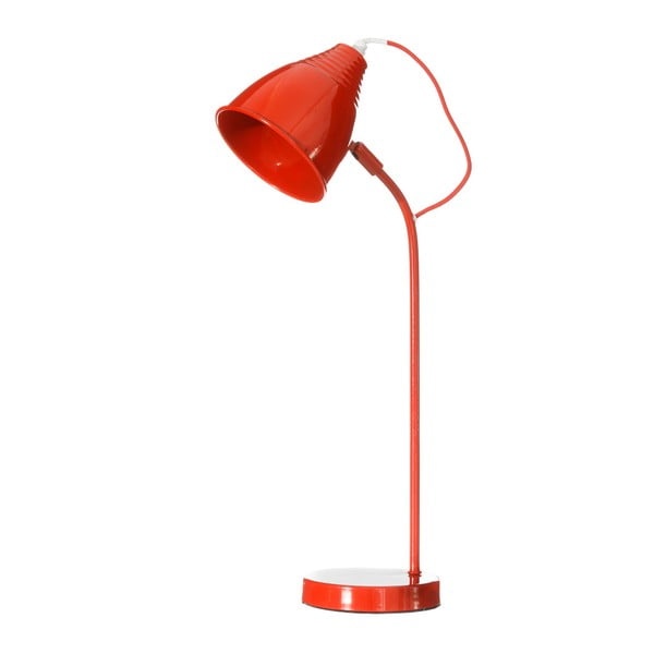 Červená stolová lampa Ixia Retro Sheba