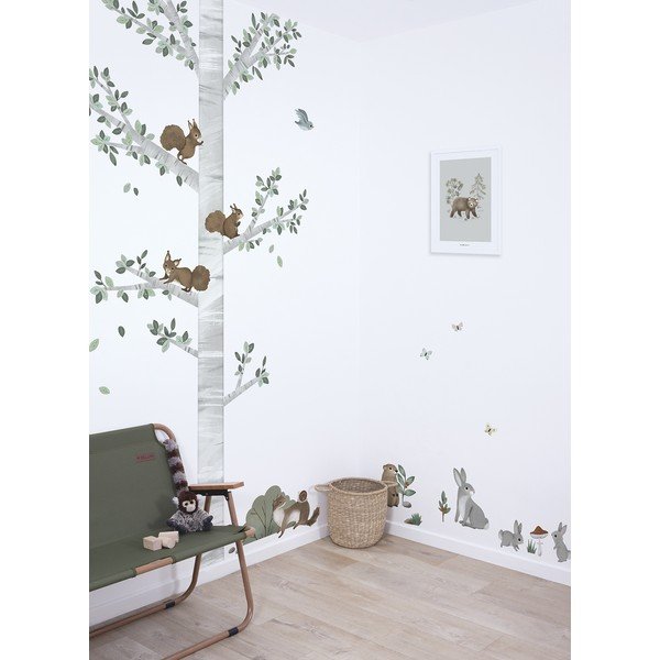 Hárok samolepiek 64x40 cm Moutain Animals – Lilipinso-image-1