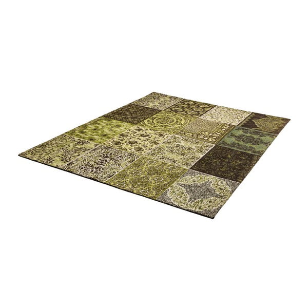Svetlozelený koberec z bavlny Cotex Colorado, 140 × 200 cm
