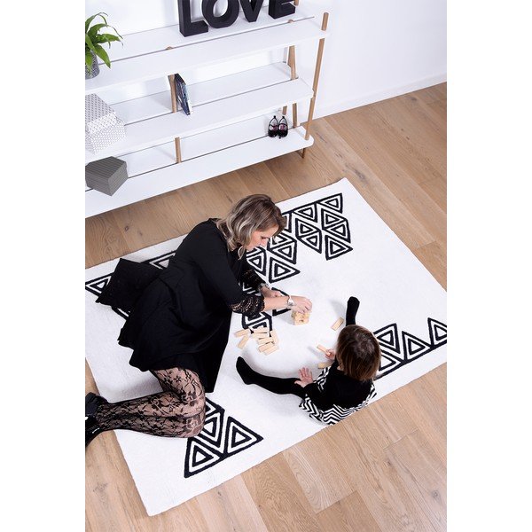 Krémový detský koberec 170x120 cm Boho Chic – Lilipinso-image-1