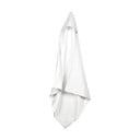 Biela mušelínová detská osuška s kapucňou 75x75 cm – Bébé Douceur