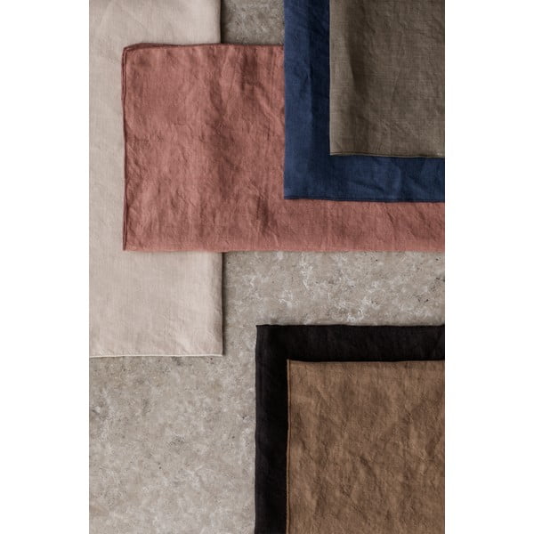 Svetlomodrý ľanový obrúsok Blomus Lineo, 42 x 42 cm-image-2