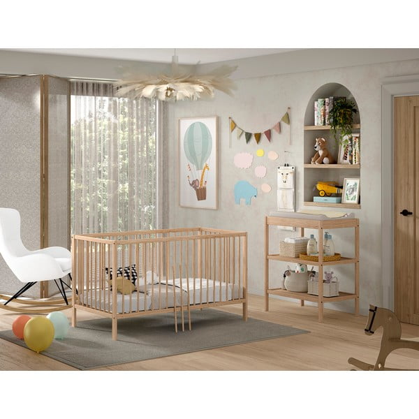 Súprava detského nábytku z bukového dreva 2 ks Dino – Vipack-image-1