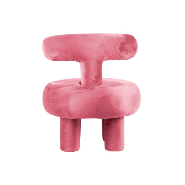 Ružové zamatové kreslo Abrazo – Leitmotiv-image-4