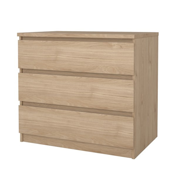 Komoda v dekore duba v prírodnej farbe 77x70x50 cm Naia – Tvilum-image-4