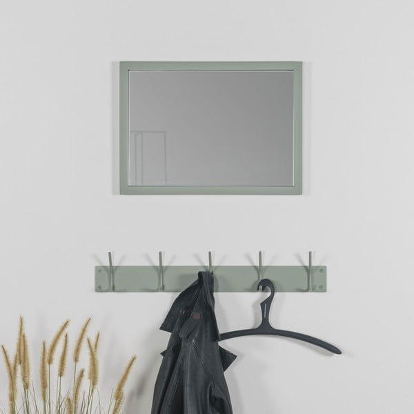 Sivozelený kovový nástenný vešiak 70 cm Fusion – Spinder Design-image-3
