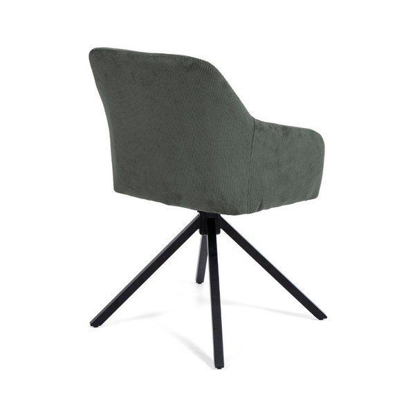 Zelené čalúnené jedálenské kreslo Lunio – Bonami Essentials-image-4