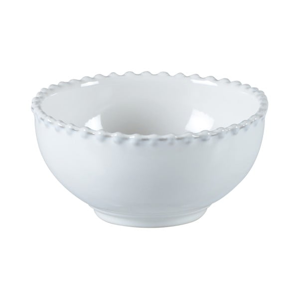 Biela kameninová miska Costa Nova Pearl, ⌀ 13 cm