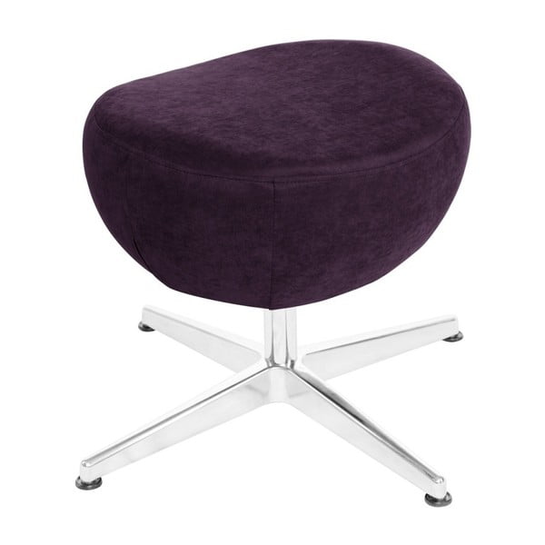 Tmavofialová otočná stolička/podnožka My Pop Design Vostell