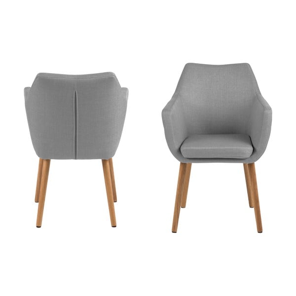 Svetlosivé kreslo Actona Nora-image-4