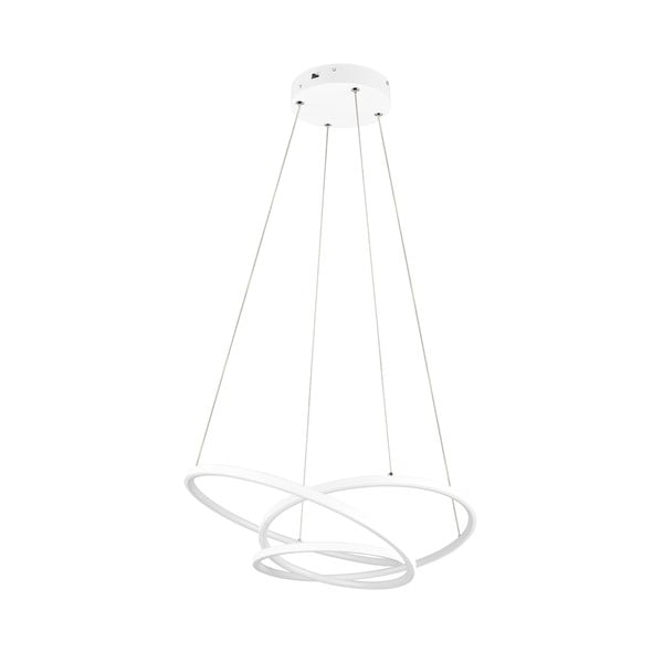 Biele LED stmievateľné závesné svietidlo Darvin – Trio