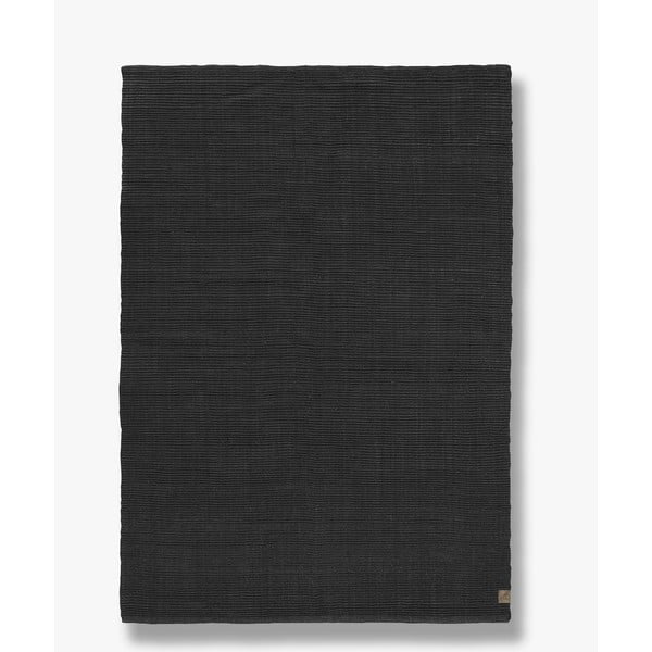 Tmavosivý jutový koberec behúň 70x150 cm Ribbon – Mette Ditmer Denmark