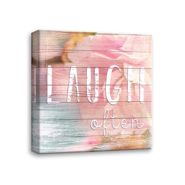 Obraz Styler Canvas Dreams Laugh, 32 × 32 cm-image-2