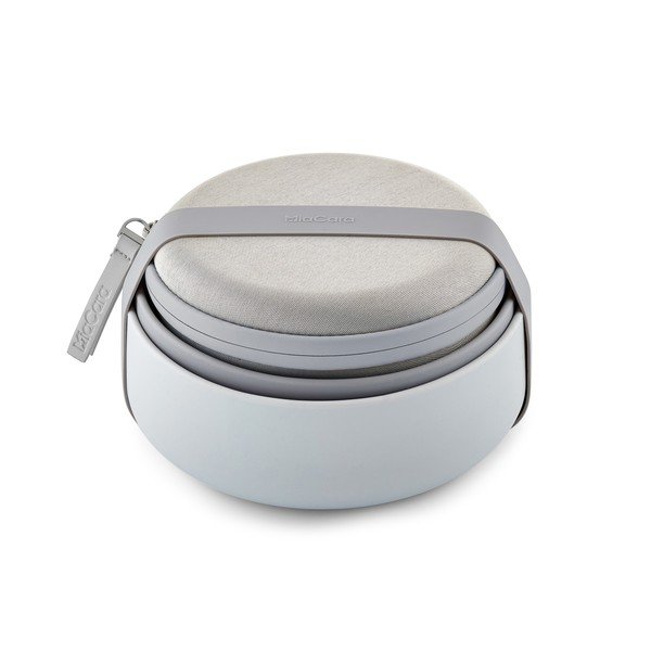 Silikónová cestovná súprava misiek pre psa ø 19 cm Bento Concrete/Slate – MiaCara-image-2