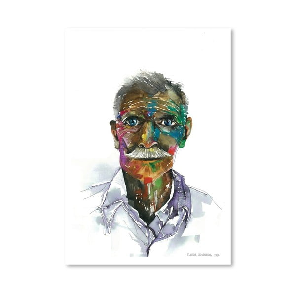 Plagát Rainbow Man, 30x42 cm