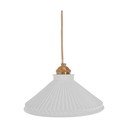 Biele závesné svietidlo SULION Elena, výška 150 cm