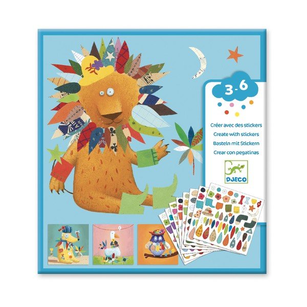 Súprava obrázkov so samolepkami Djeco Friends-image-2