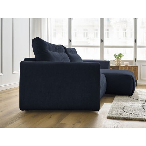 Tmavomodrá rohová pohovka Aden – Bobochic Paris-image-3