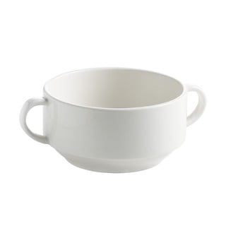 Biela porcelánová miska na polievku Maxwell & Williams Basic