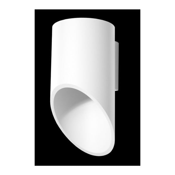 Biele nástenné svietidlo Sollux Nixon, dĺžka 20 cm-image-4