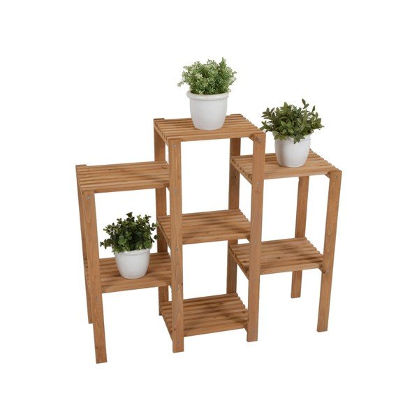 Záhradný drevený stojan na kvety ADDU Garden Wooden Shelf-image-1