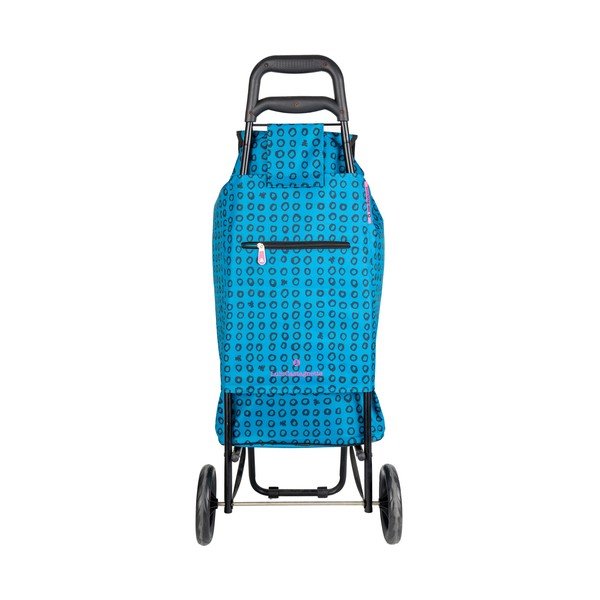 Modrá nákupná taška na kolieskach Lulucastagnette Ride, 37 l-image-1
