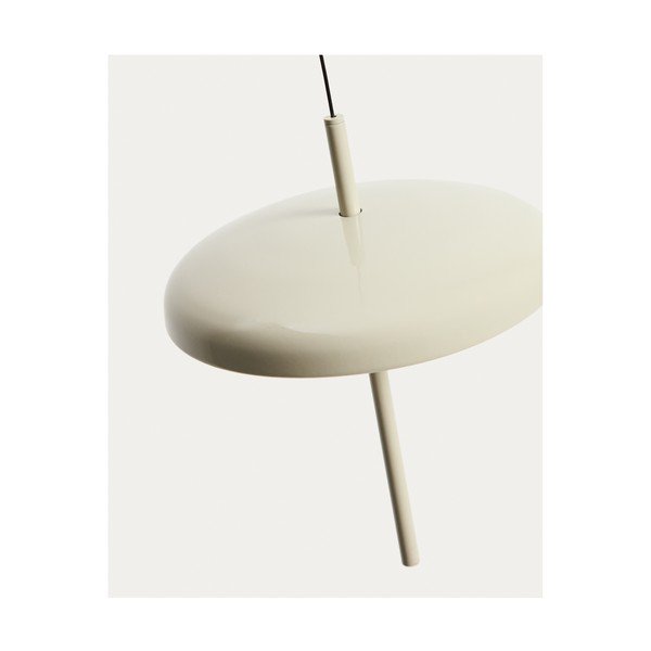 Svetlosivé LED stmievateľné závesné svetlo s kovovým tienidlom Porte – Kave Home-image-2