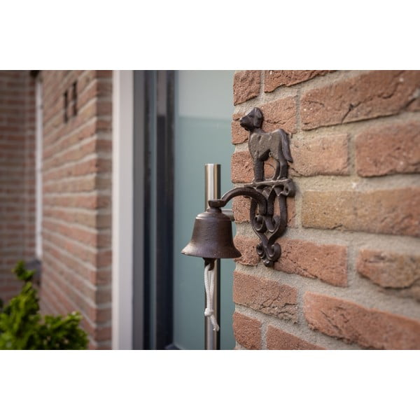 Liatinový nástenný zvonček s motívom psa Esschert Design-image-1