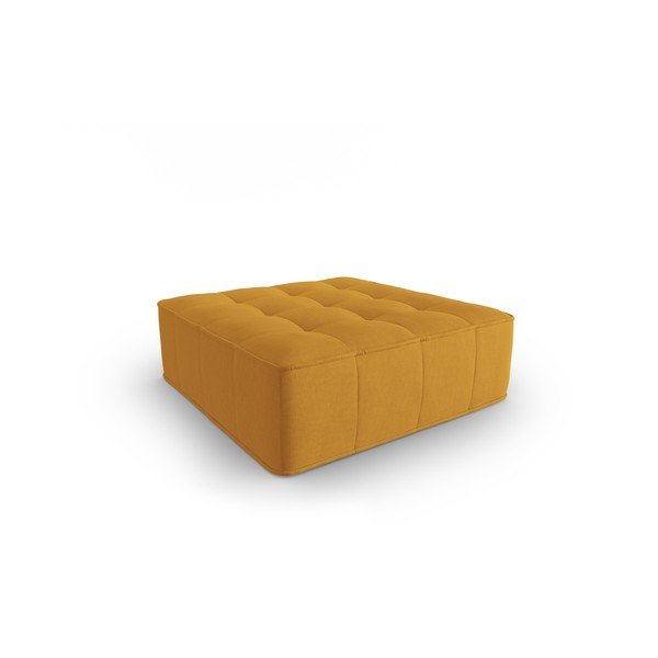 Žltý taburet Mike – Micadoni Home-image-2