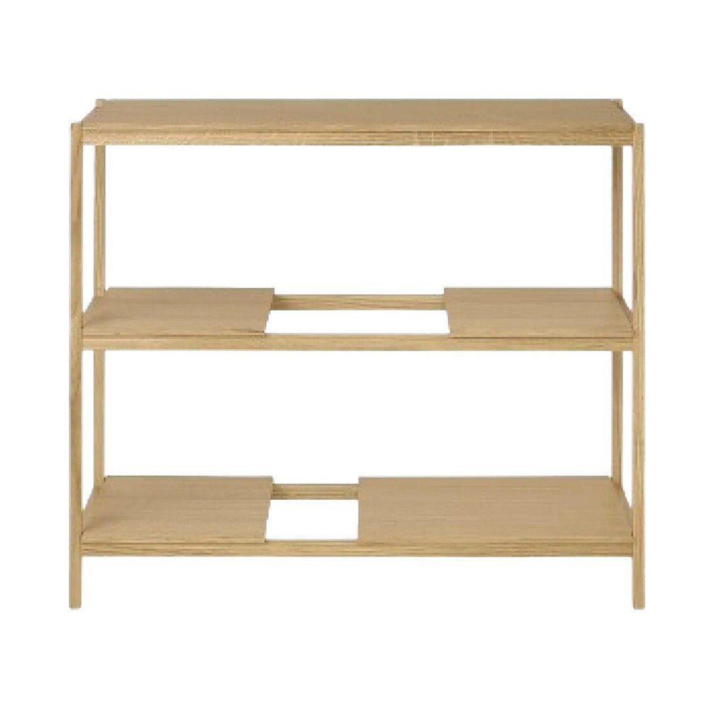 E-shop Regál v dekore duba v prírodnej farbe 105x92x40 cm Sukoya – Blomus