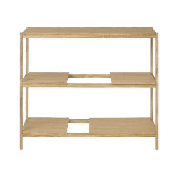 Regál v dekore duba v prírodnej farbe 105x92x40 cm Sukoya – Blomus