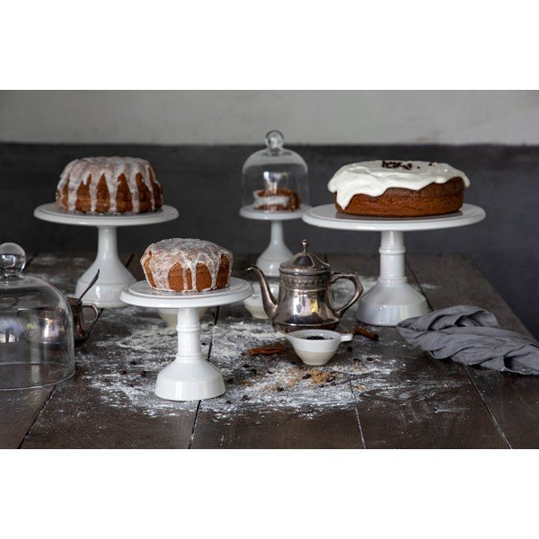 Biely kameninový stojan na tortu Casafina Cook & Host, 16 x 14 cm-image-1