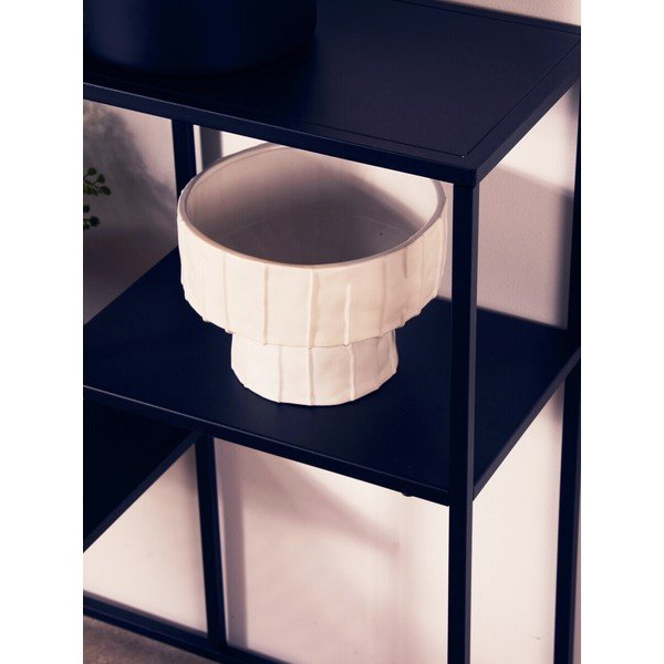 Čierny oceľový regál 80x81x26 cm Acero – Premier Housewares-image-3