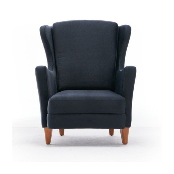 Tmavosivé kreslo ušiak Lola Brejer – Artie