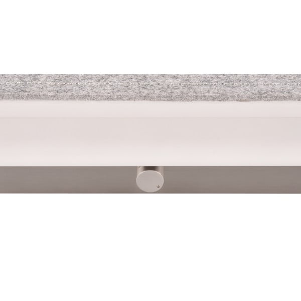 Sivé LED nástenné svietidlo s hlasovým ovládaním/s ovládaním pomocou mobilnej aplikácie Cicara – CINQUE-image-1