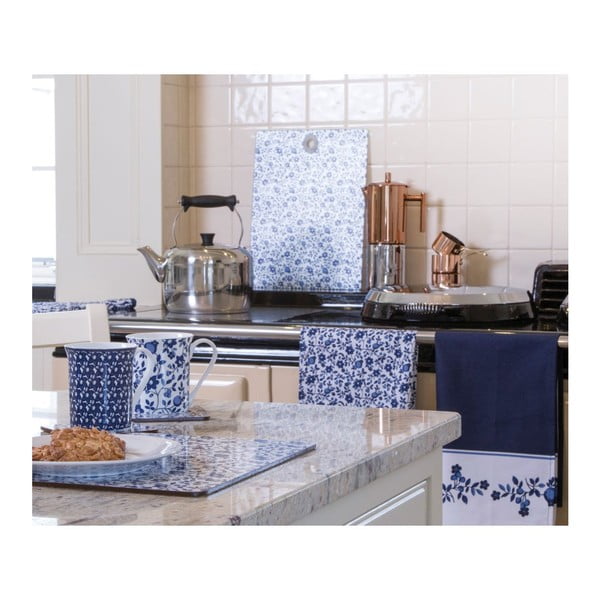 Doska z tvrdeného skla Kitchen Craft Floral Pattern, 24 cm-image-1