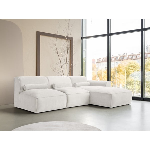 Biela rohová pohovka (pravý roh) Flex Felix – Miuform-image-3