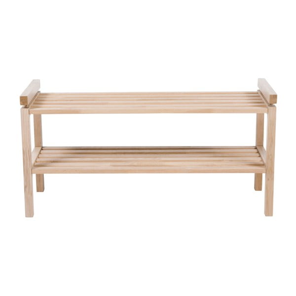 Skrinka na topánky z dubového dreva v prírodnej farbe Confetti – Rowico-image-2