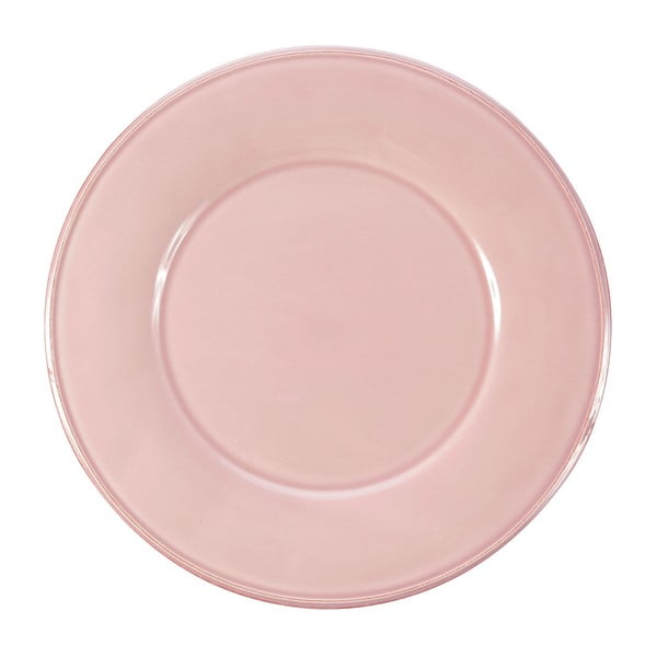 Ružový kameninový tanier Côté Table Constance, ⌀ 28,5 cm