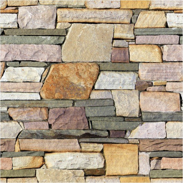 Nástenná samolepka Ambiance Wall Materials Stones from The Esterel, 40 × 40 cm-image-1
