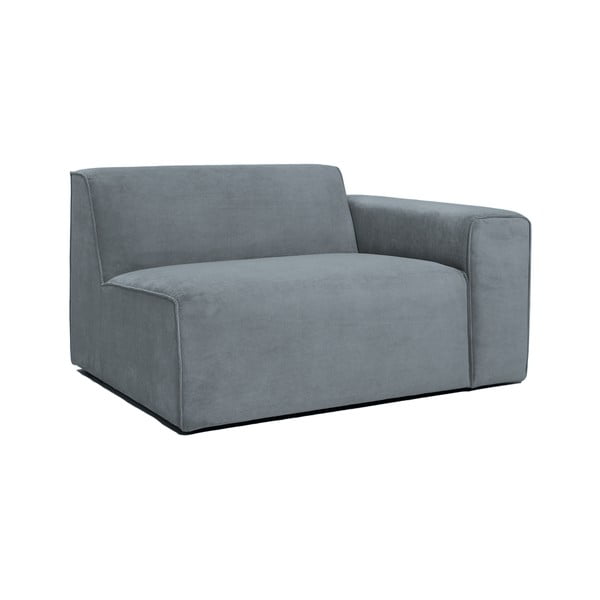 Sivý menčestrový modul pohovky (pravý roh) Sting – Scandic-image-1