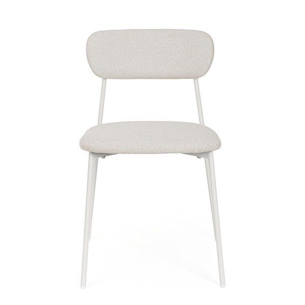 Biela čalúnená jedálenská stolička Inka – Yes Everyday-image-2