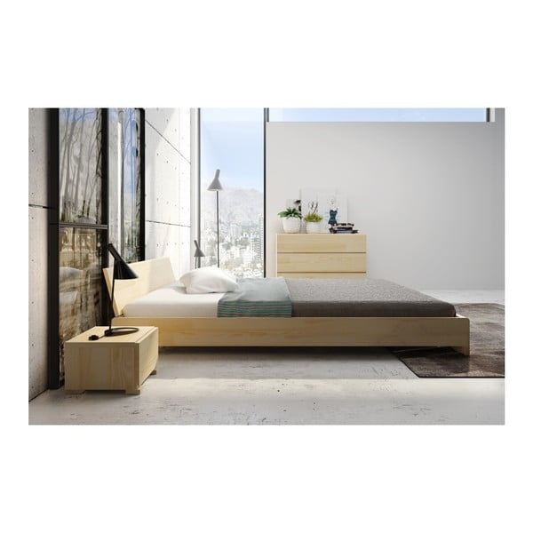 Dvojlôžková posteľ z borovicového dreva SKANDICA Vestre, 200 × 200 cm-image-4