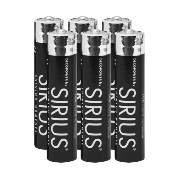 Alkalické batérie 6 ks DecoPower – Sirius-image-1