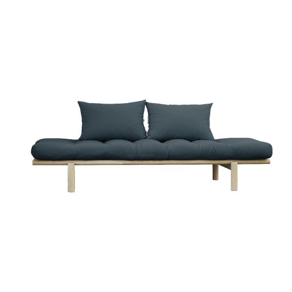 Pohovka s petrolejovomodrým poťahom Karup Design Pace Natural/Petrol Blue