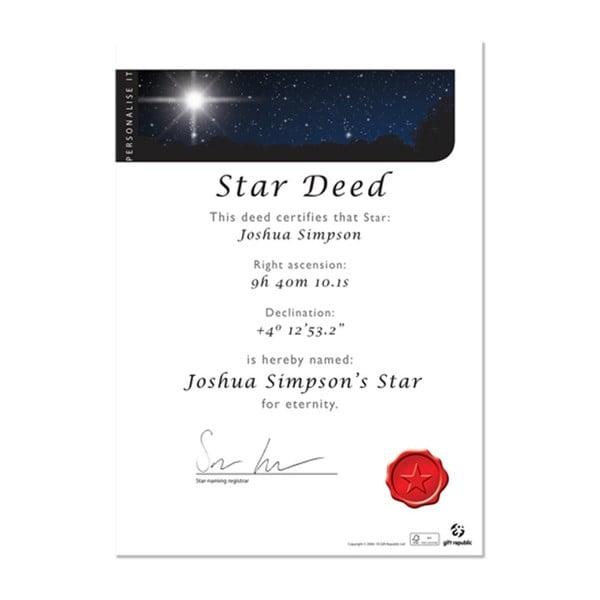 Darčekový balíček Daruj hviezdu Gift Republic Star-image-2