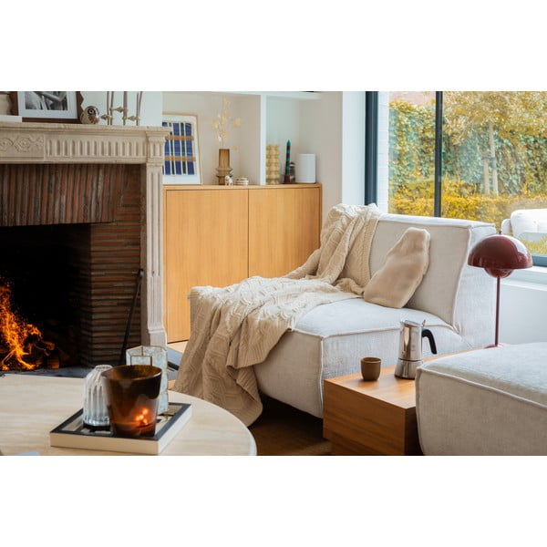 Slonovinová deka z mikroplyšu 130x170 cm Aspen – Tiseco Home Studio-image-1